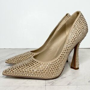 Sam Edelman Antonia Pointy Toe Glitz Pump 8 1/2 M